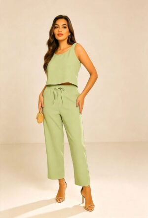 Conjunto alfaiataria Verde