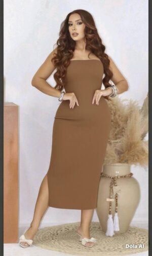 Vestido canelado